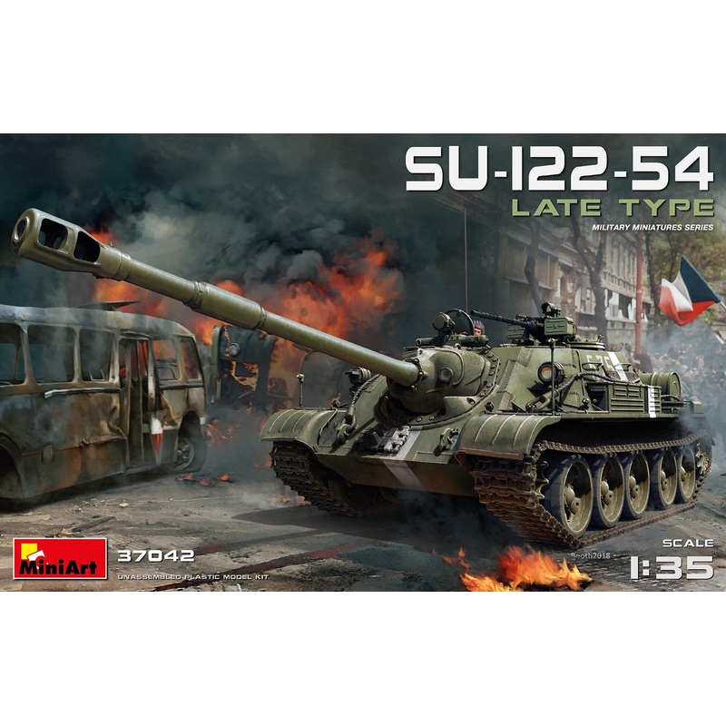 1/35 scale Miniart model kit Su-122-54 Late Type