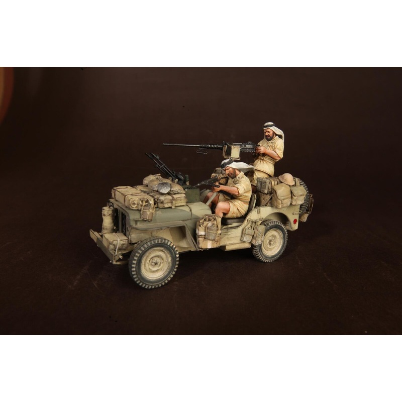 1/35 scale model kit Crew of the Jeep SAS. North Africa.1941-42 #1