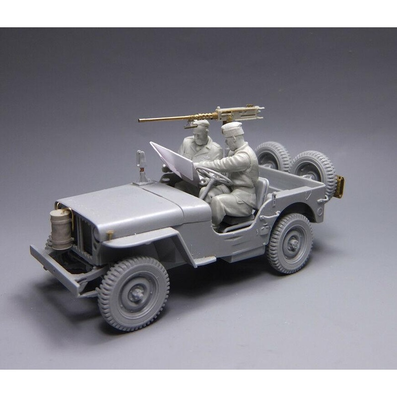 1/35 scale model kit Crew of the Jeep SAS. North Africa.1941-42 #2