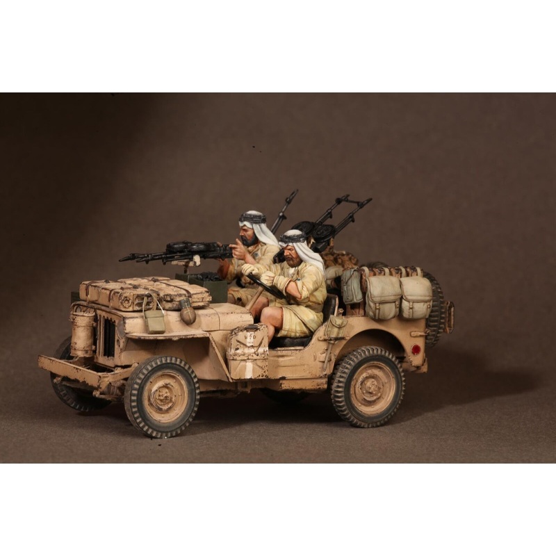 1/35 scale model kit Crew of the Jeep SAS. North Africa.1941-42 #3