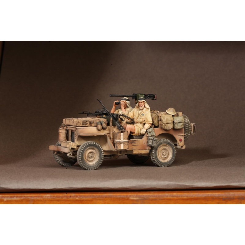 1/35 scale model kit Crew of the Jeep SAS. North Africa.1941-42 #4