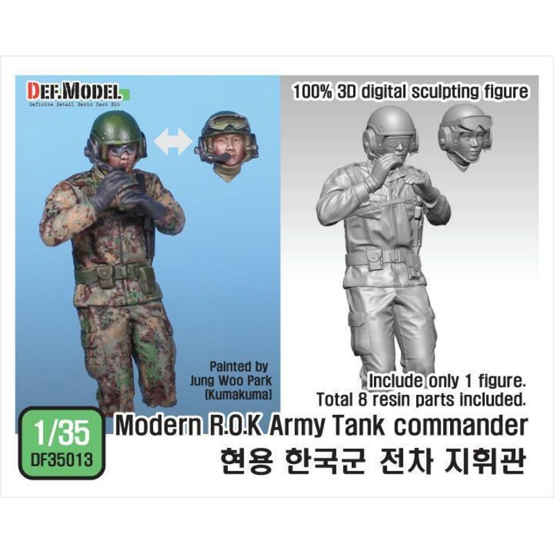 1/35 scale model kit Modern ROK Army Tank Commander for K2