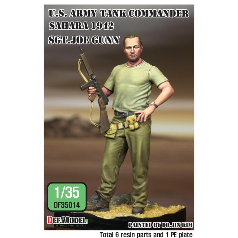 1/35 scale model kit WW2U.S. Army Tank commander in Sahara 1941