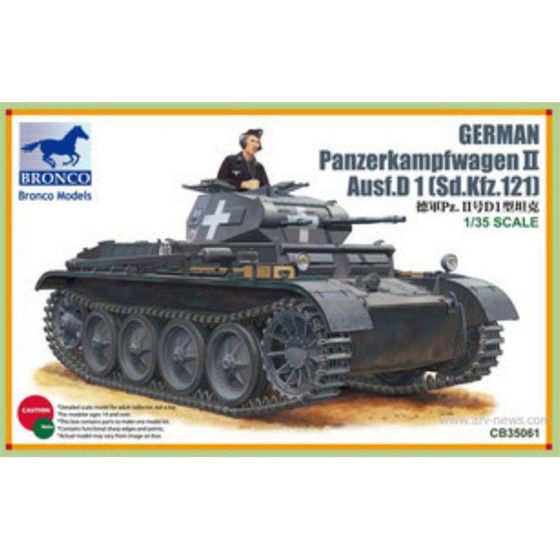 1/35 Scale Pz.Kpfw.II Ausf.D1