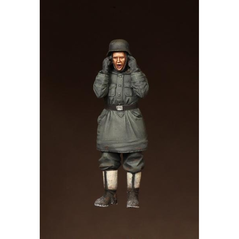 1/35 scale resin figure kit WW2 German WSS gunner.