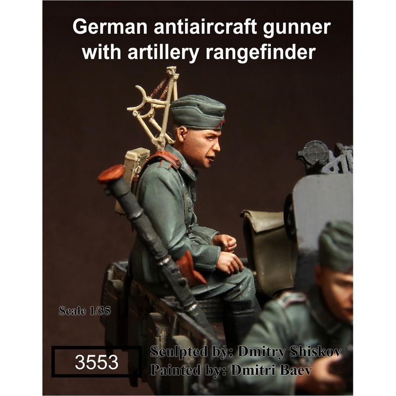 1/35 Scale resin figure WW2 German antiaircraft gunner #4
