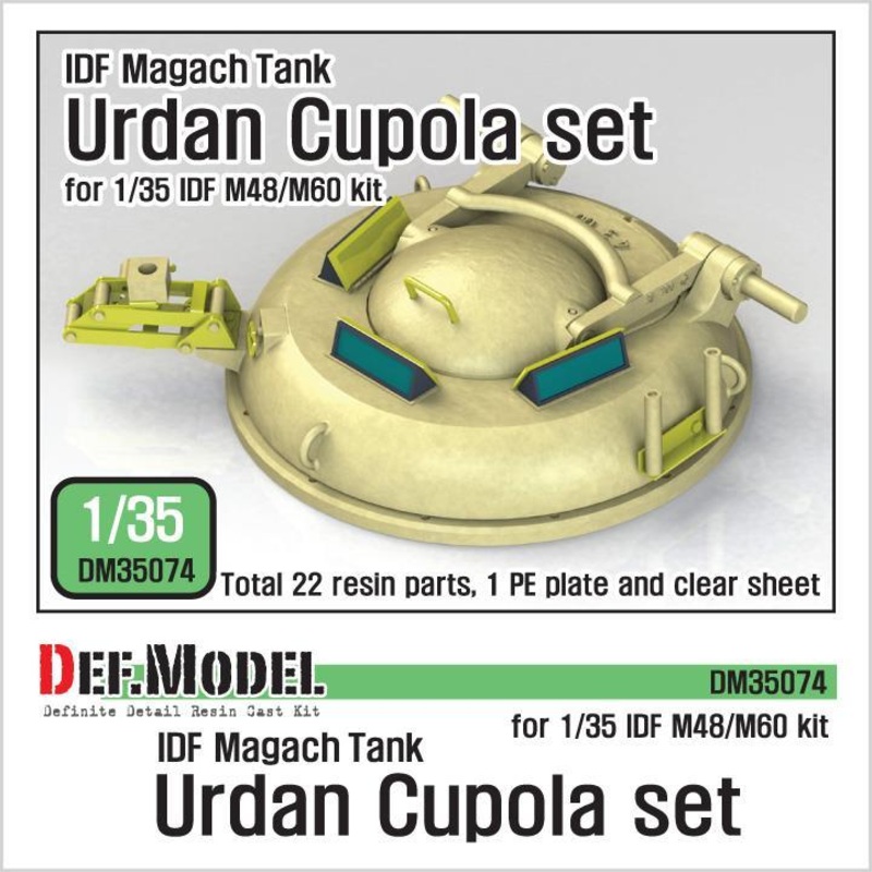 1/35 scale resin model kit IDF Magach Urdan Cupola set (for 1/35 IDF M48/M60 kit)