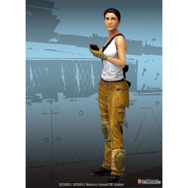 1/35 Scale resin model kit Modern IDF Female soldier 1/35