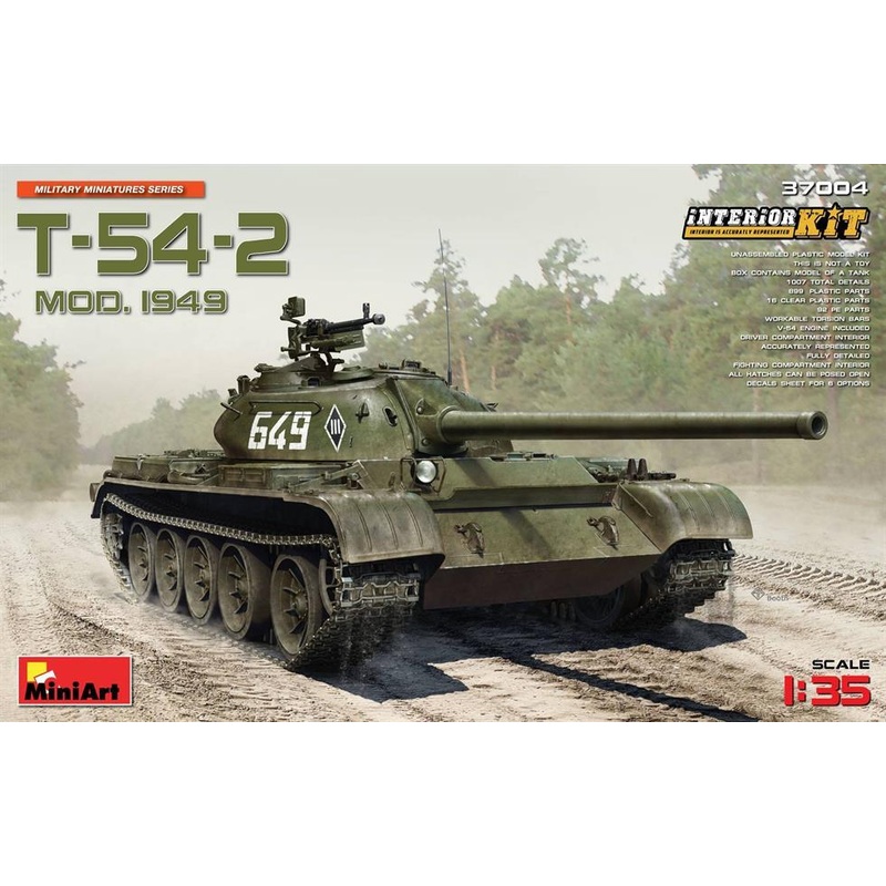 1/35 Scale resin model kit T-54-2 mod 1949 (interior kit)