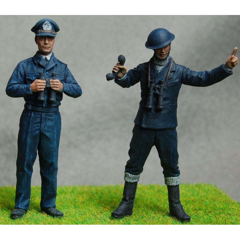 1/35 scale resin model kit WW2 British Navy Sailors (2 figs)