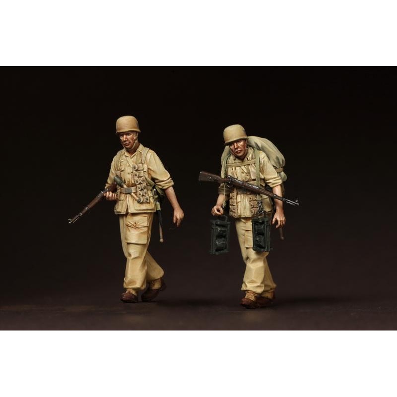 1/35 scale resin model kit WW2 Fallschirmjger- Brigade Ramcke. El Alamein, August 1942.