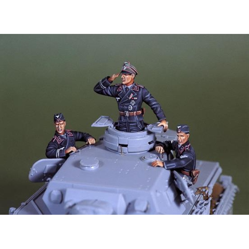 1/35 Scale resin model kitWWII Early war WH panzer crew set (3Fig.s)