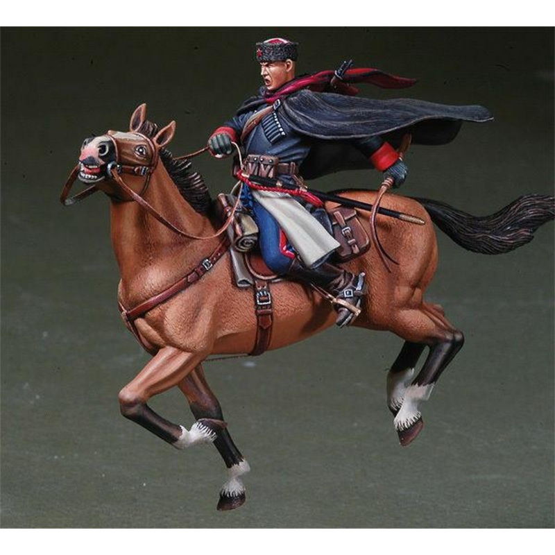 1/35 Scale resin model kitWWII Russian Cossack Cavalry W/ Whip