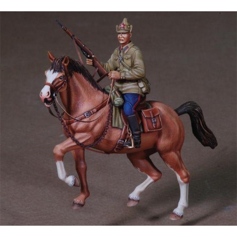 1/35 Scale resin model kitWWII Russian Mounted trooper