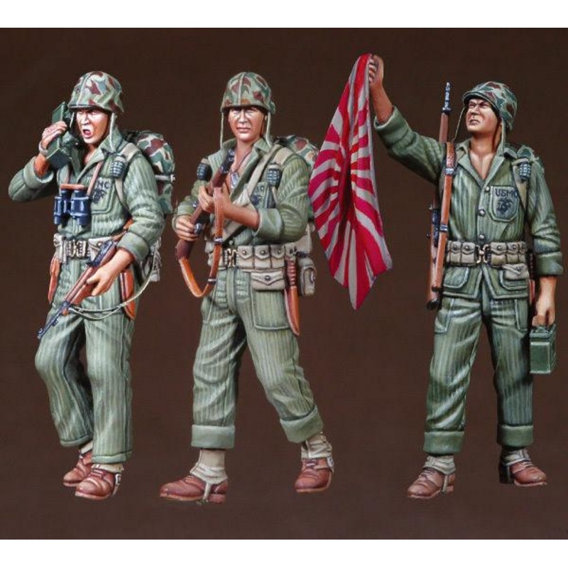 1/35 Scale resin model kitWWII USMC Infantry Set