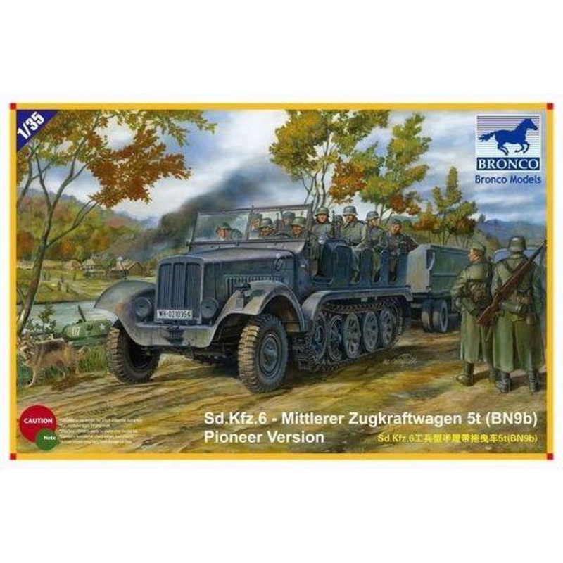 1/35 Scale Sd.Kfz.6 Mittlerer Zugkraftwagen 5t (BN9b) Pioneer Version