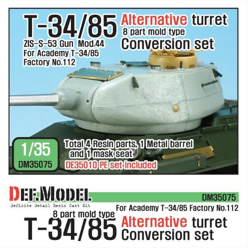 1/35 scale T34/85 Turret Alternative conversion for WW2 Russian tank