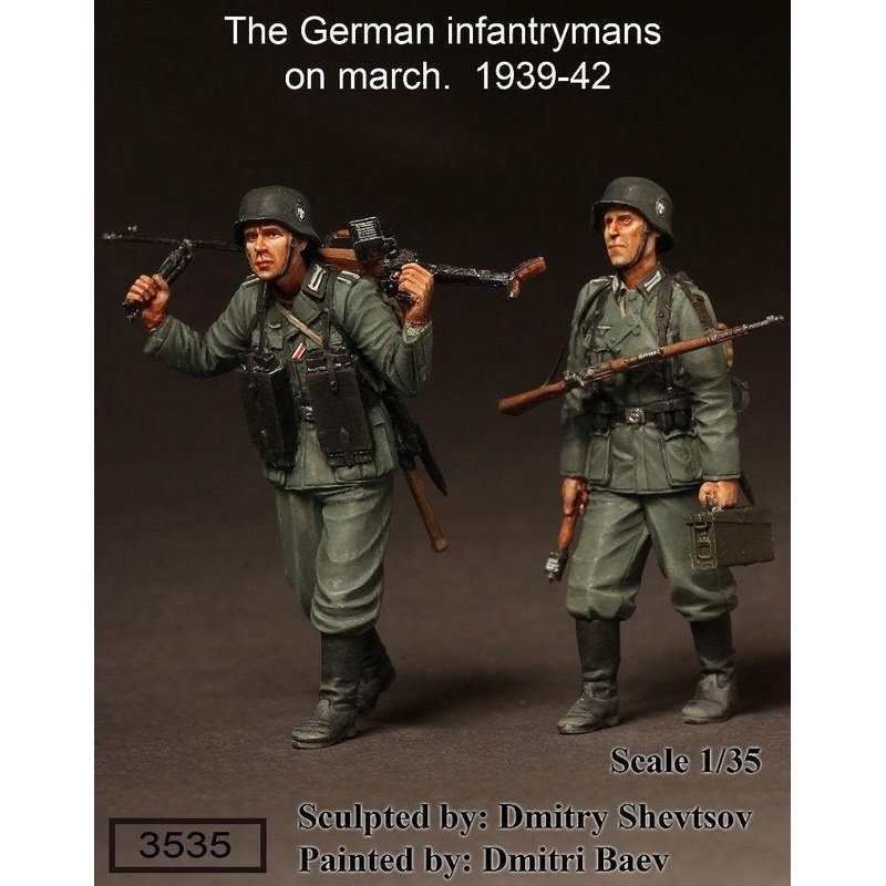 1/35 Scale The German Infantrymans on march 1939-42