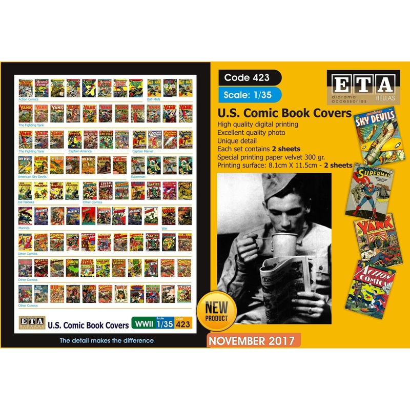 1/35 Scale U.S. Comics