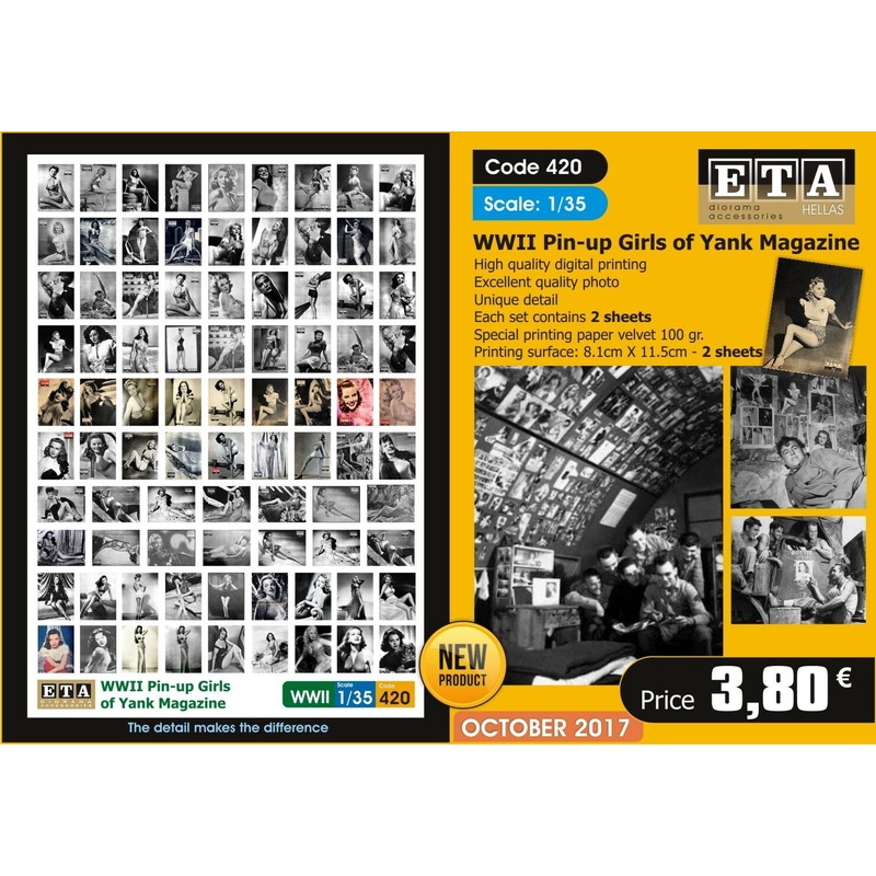 1/35 Scale U.S. WWII Pin-up Girls of Yank magazine