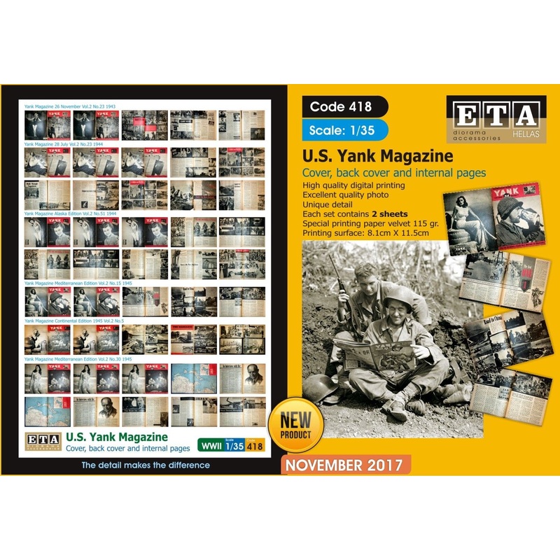 1/35 Scale U.S. Yank magazine