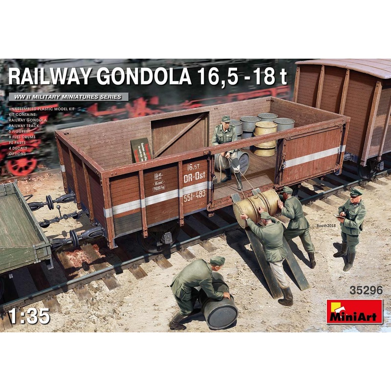 1/35 scale WW2 era German Railway Gondola 16,5-18T