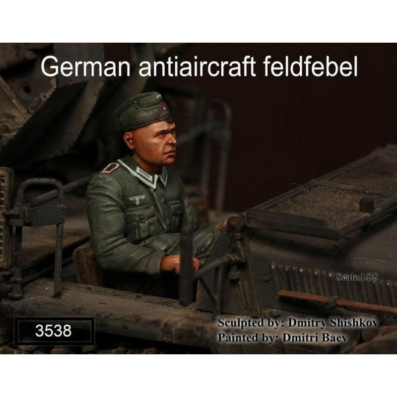 1/35 Scale WW2 German antiaircraft feldwebel