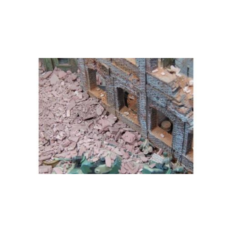 1/72 Scale debrisbrick-red 100 g