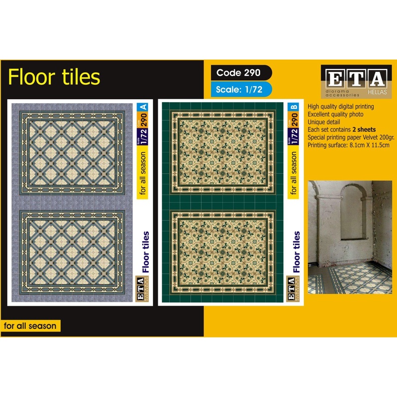 1/72 scale Floor tiles #1