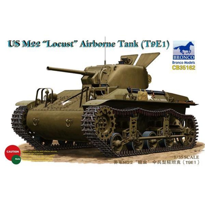 1/35 Scale US M22 Locust Airborne Tank (T9E1)