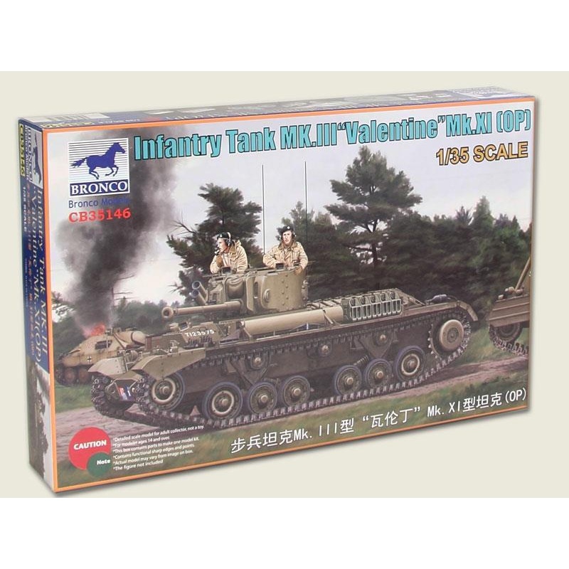 1/35 Scale Valentine Mk.III Mk.XI OP Infantry Tank