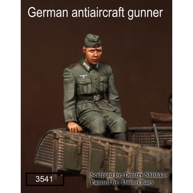 1/35 Scale WW2 German antiaircraft gunner #3