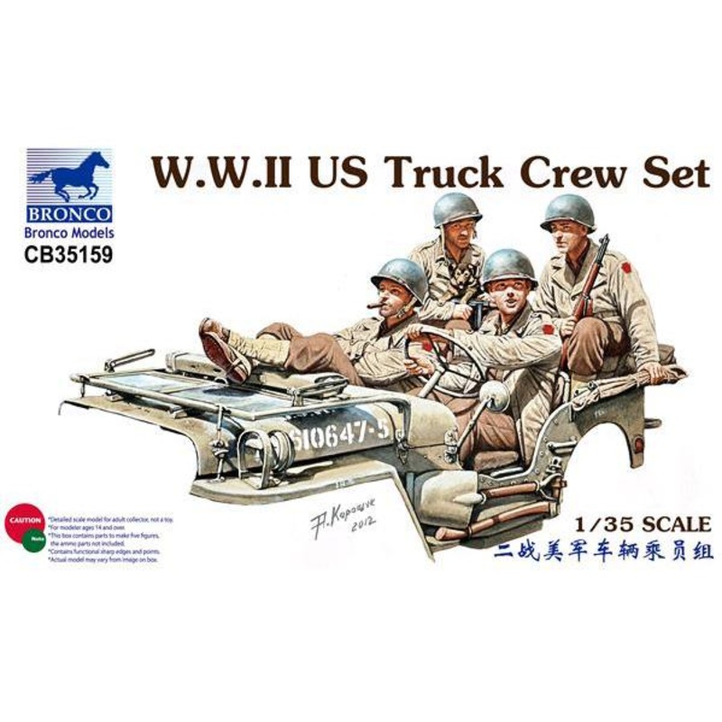 1/35 Scale WWII US Truck Crew Set