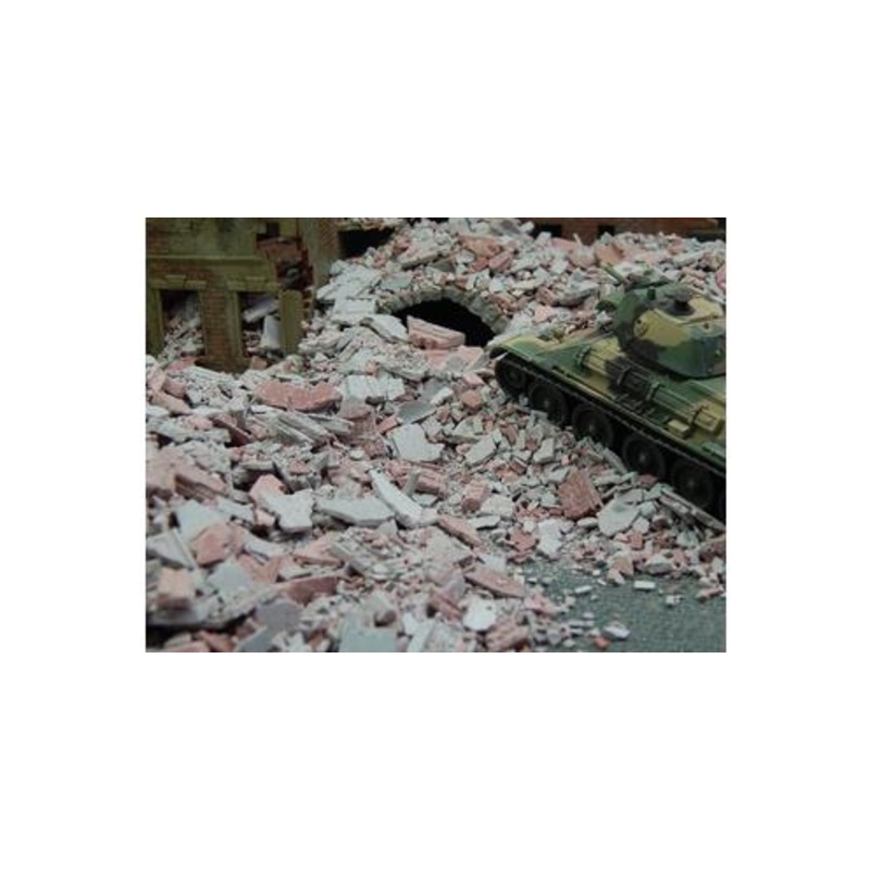 1/72 Scale debrisgreybrick-red 100 g