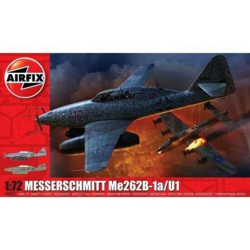 Airfix 1/72 Scale Messerschmitt Me262-B1a 1/72