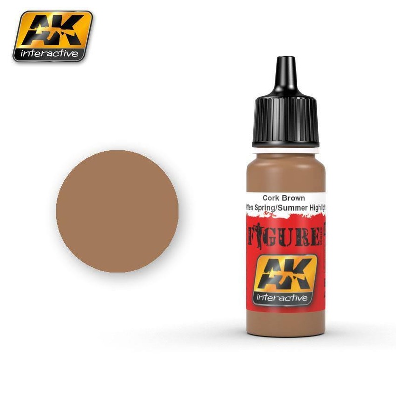 AK ACRYLIC PAINT CORK BROWN WAFFER SPRING / SUMMER HIGHLIGHT – 17ml