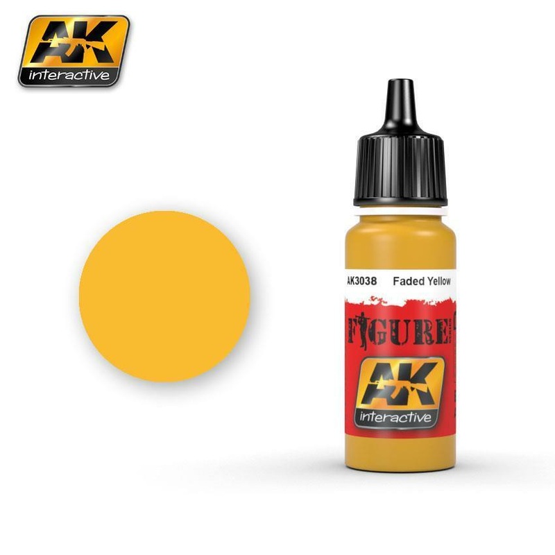 AK ACRYLIC PAINT FADED YELLOW- 17ml