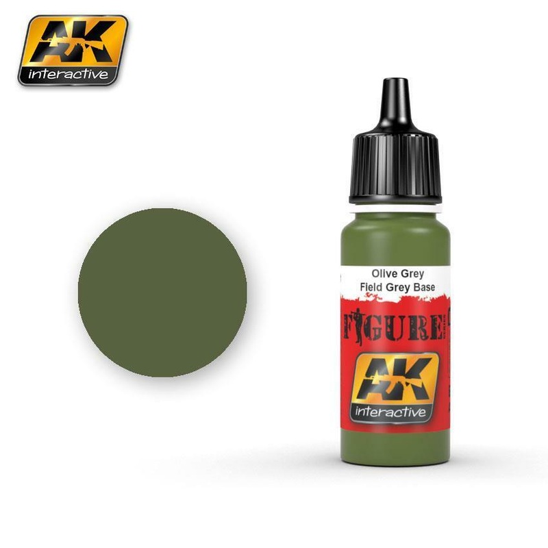 AK ACRYLIC PAINT FIELD GREY BASE 1- 17ml
