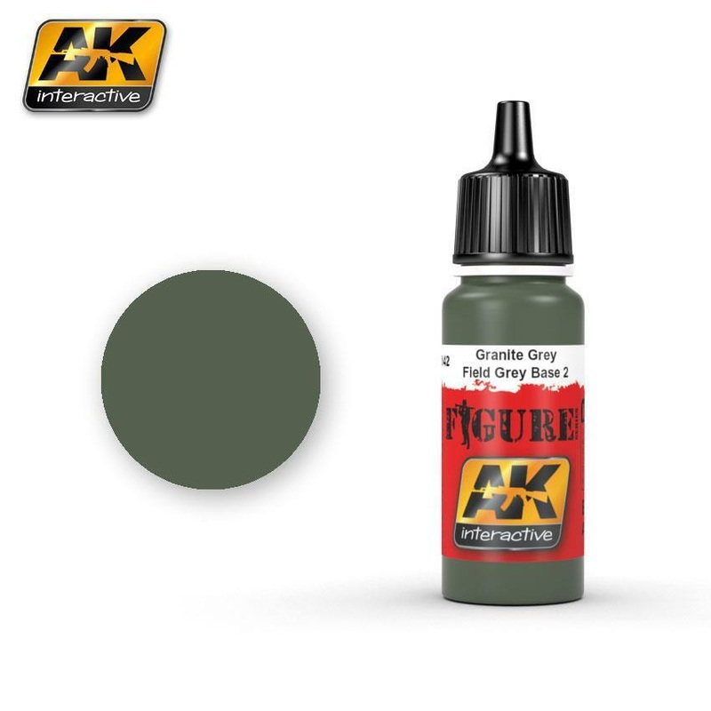 AK ACRYLIC PAINT FIELD GREY BASE 2- 17ml