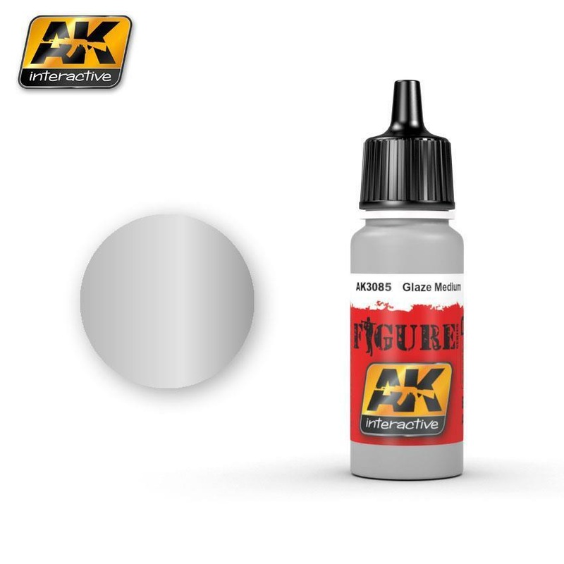 AK ACRYLIC PAINT GLAZE MEDIUM- 17ml