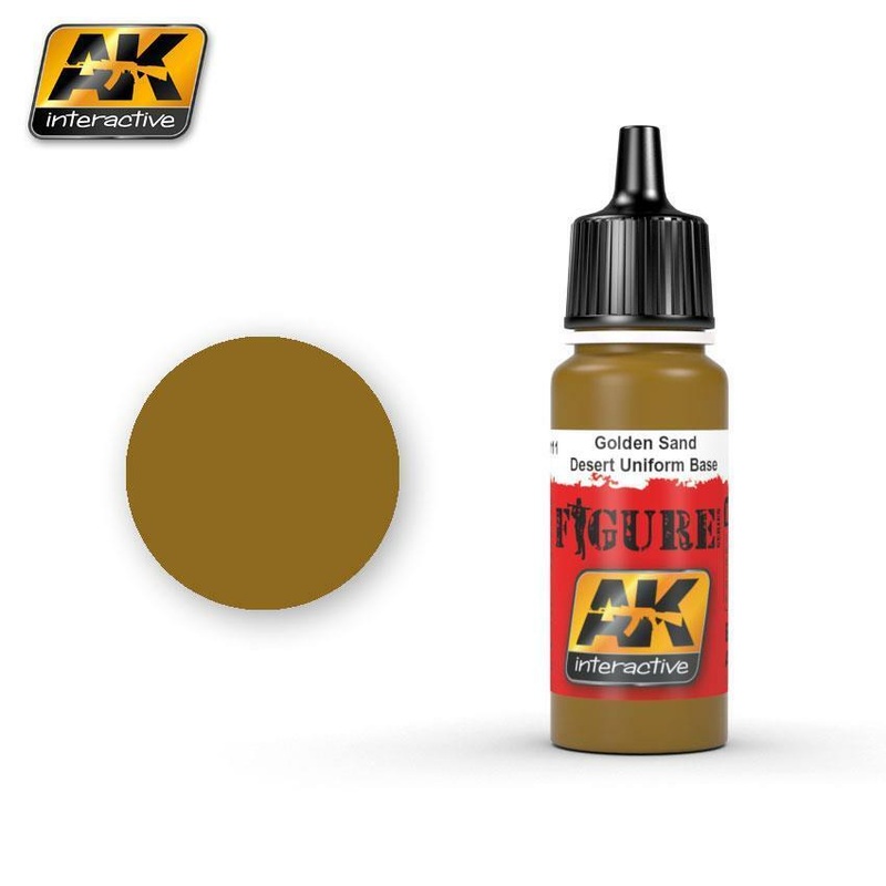 AK ACRYLIC PAINT GOLDEN SAND / DESSERT UNIFORM BASE – 17ml