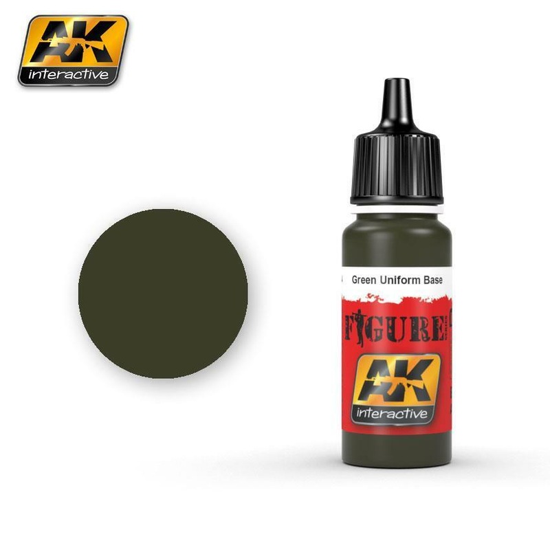 AK ACRYLIC PAINT GREEN UNIFORM BASE- 17ml