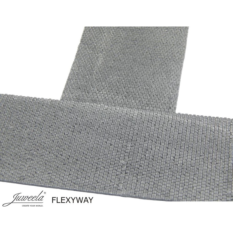 1/87 FLEXYWAY old town cobblestone street, 3x straight section, 30cm