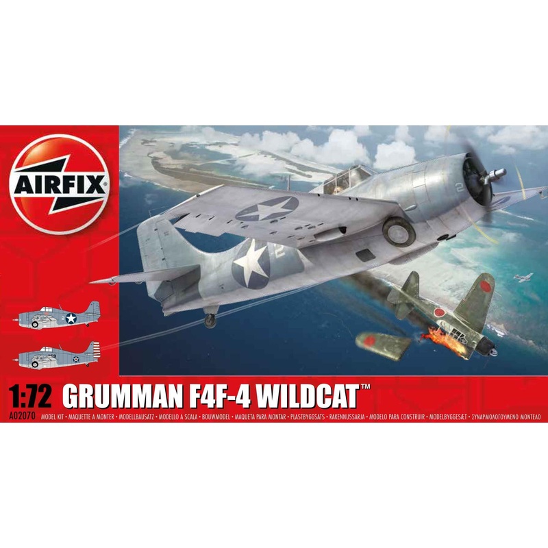 Airfix 1/72 Scale Grumman F4F-4 Wildcat 1:72