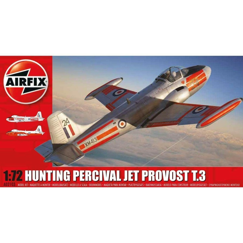 Airfix 1/72 Scale Hunting Percival Jet Provost T.3/T.3a 1:72