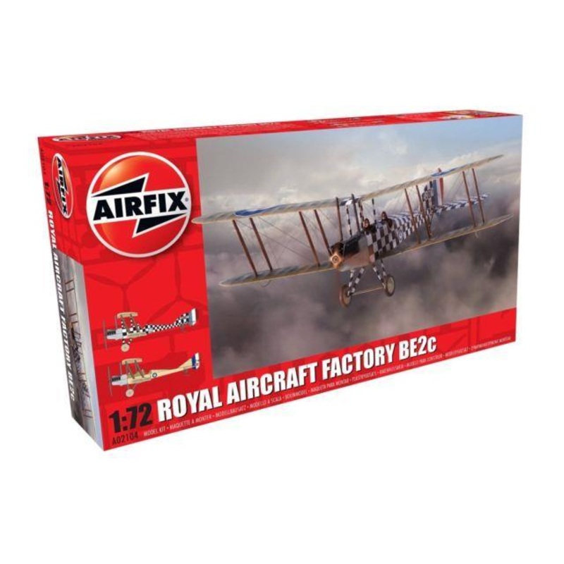 Airfix 1/72 Scale Royal Aircraft Factory BE2c Scout 1:72