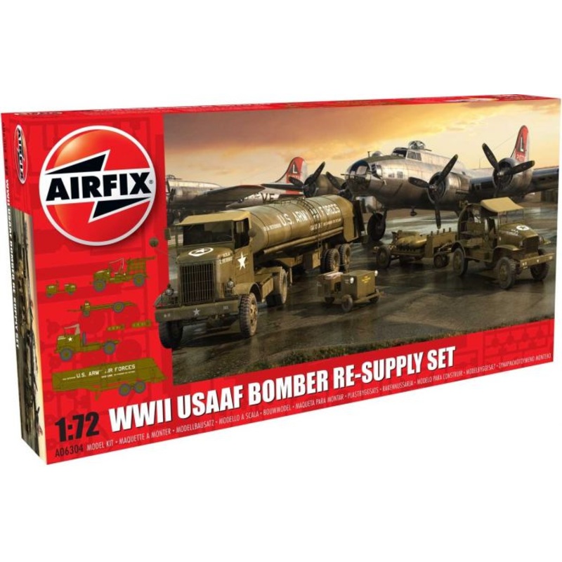 Airfix 1/72 Scale USAAF 8th Air Force Bomber Resupply Set 1:72