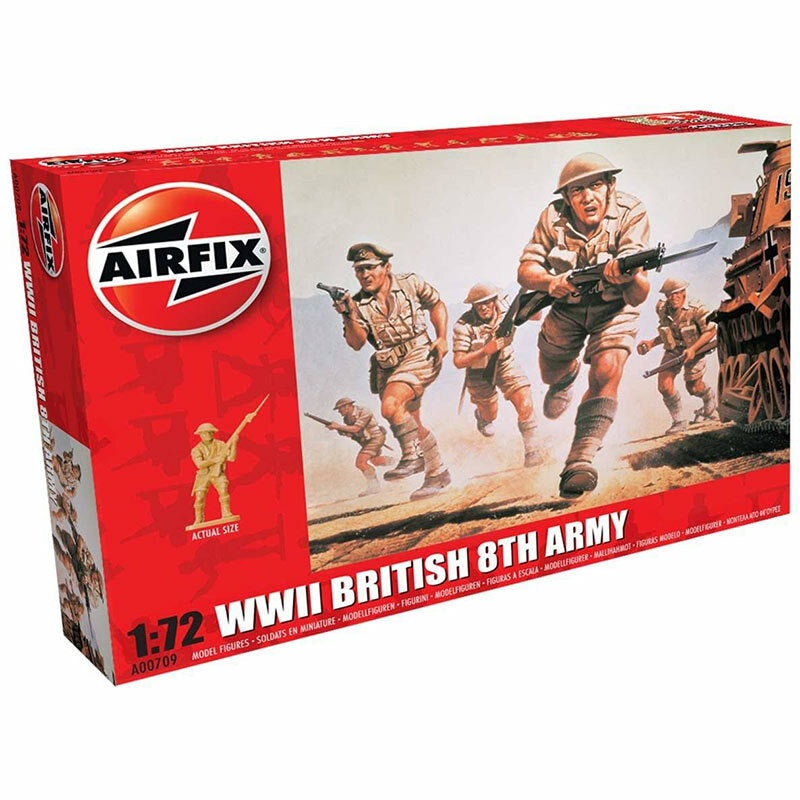Airfix 1/72 Scale WWII British 8th Army, 1:72