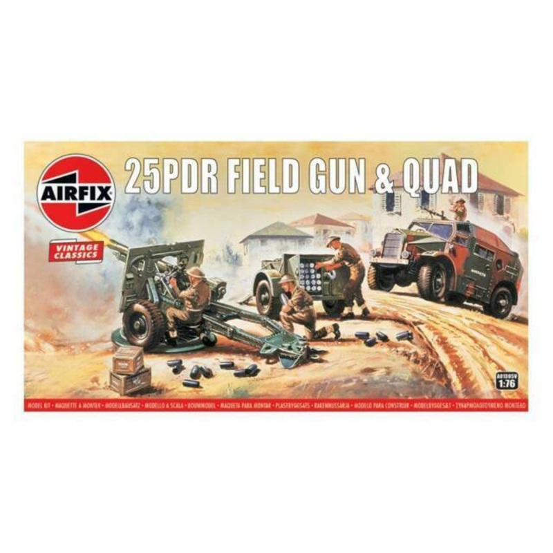 Airfix 1/76 Scale 25pdr  Field Gun