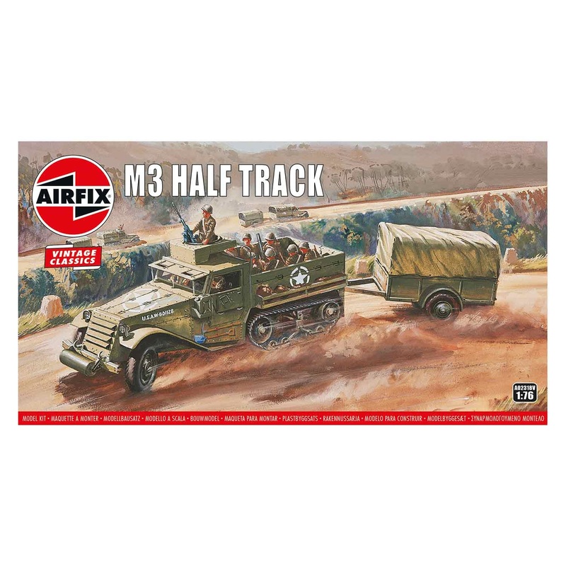 Airfix 1/76 Scale Half-Track M3